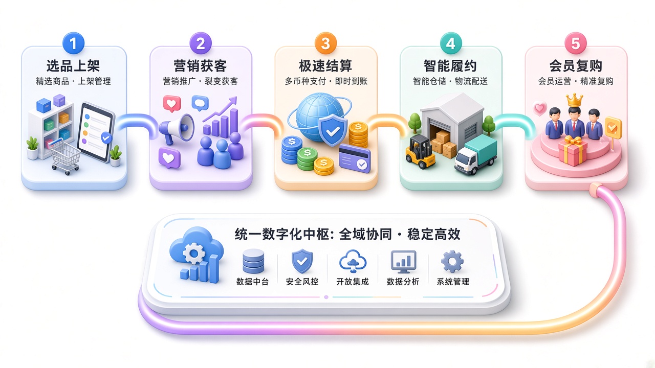 数字化商业全生命周期闭环流程