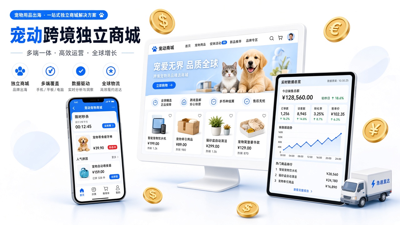 商业级全渠道多端同源数字化商城全景